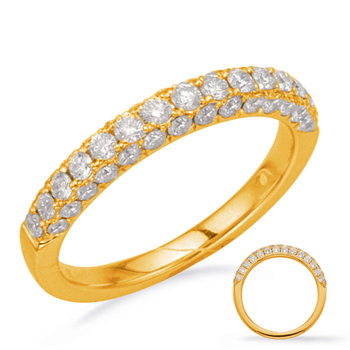 Yellow Gold Matching Band - EN8189-BYG