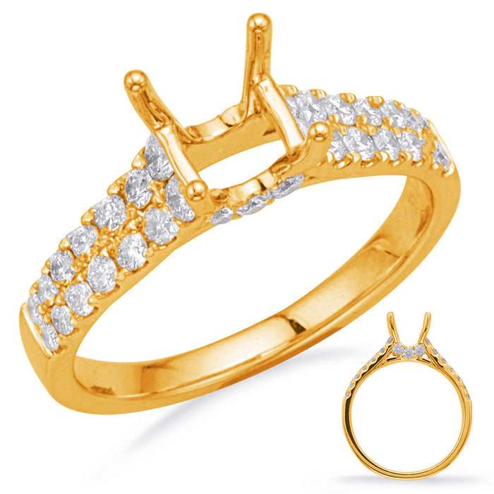 Yellow Gold Engagement Ring - EN8190-1YG