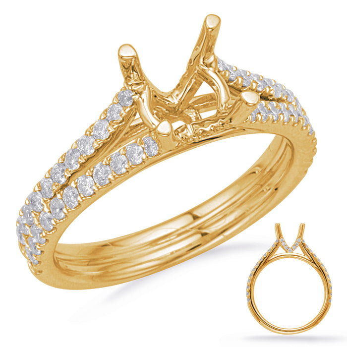 Yellow Gold Engagement Ring - EN8191-1YG