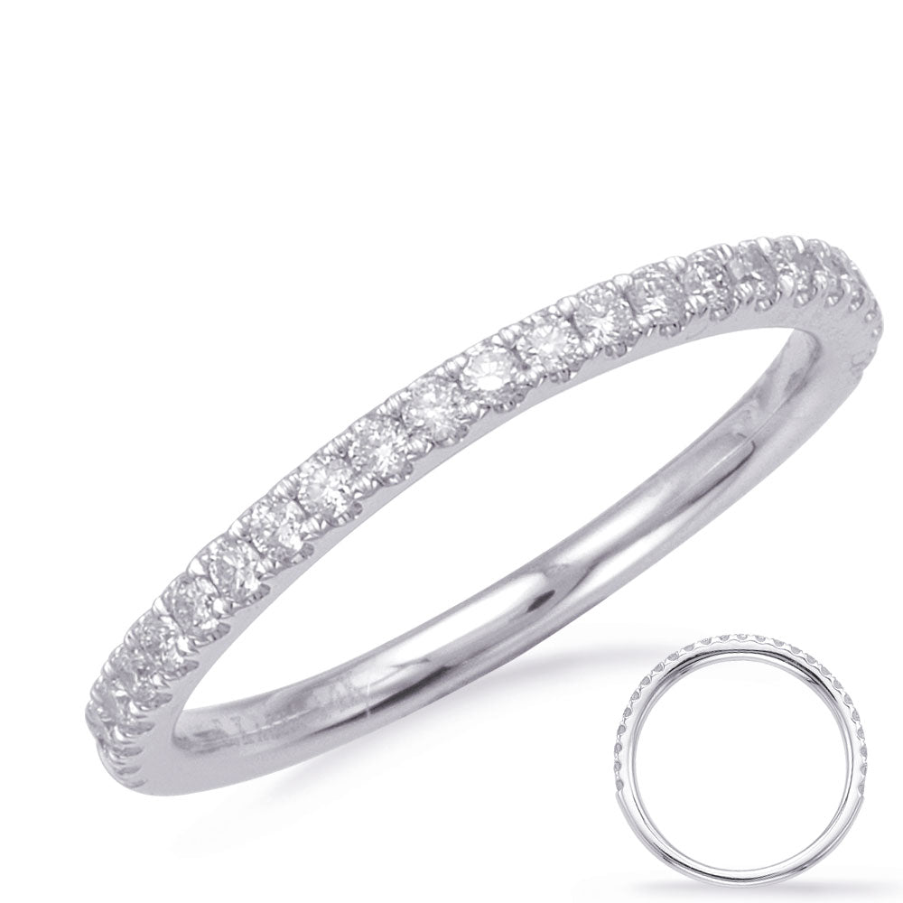 White Gold Matching Band - EN8191-BWG