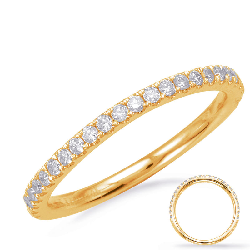 Yellow Gold Matching Band - EN8191-BYG