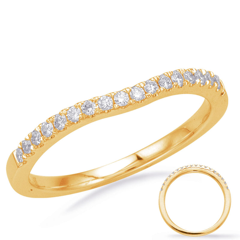 Yellow Gold Matching Band - EN8192-BYG