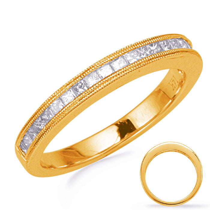 Yellow Gold Matching Band - EN8193-BYG