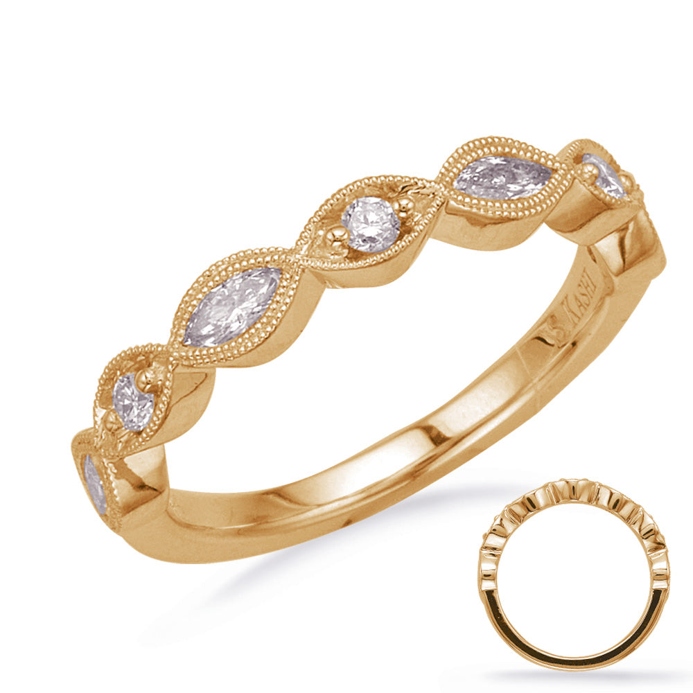 Yellow Gold Matching Band - EN8198-BYG