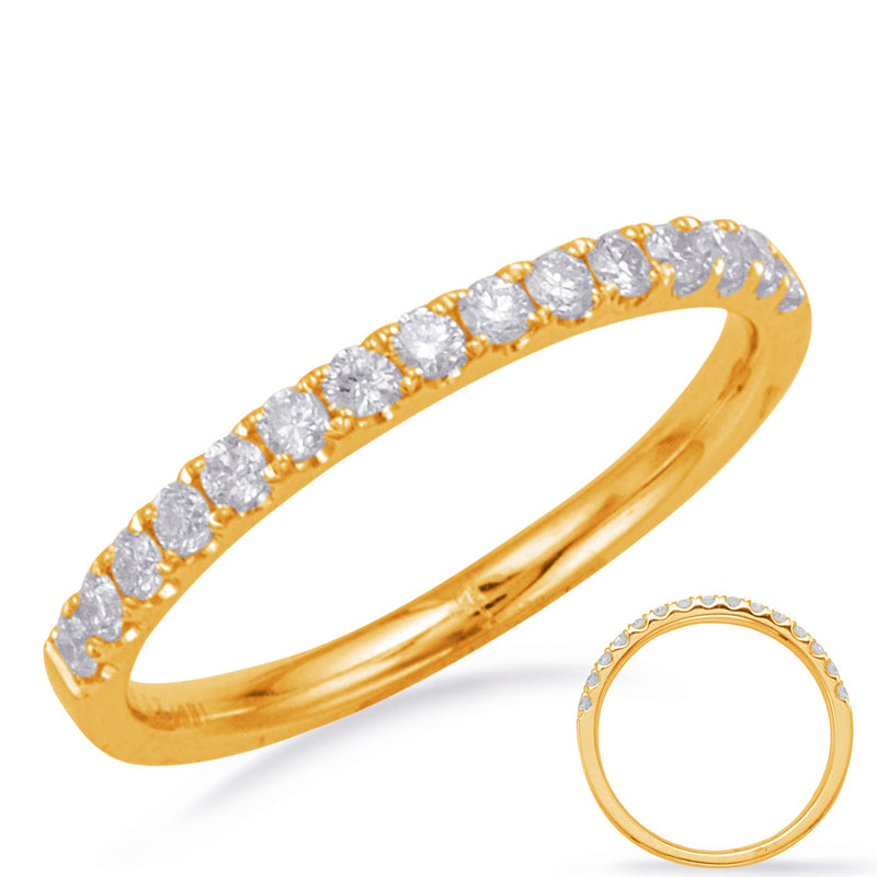 Yellow Gold Wedding Band - EN8201-BYG