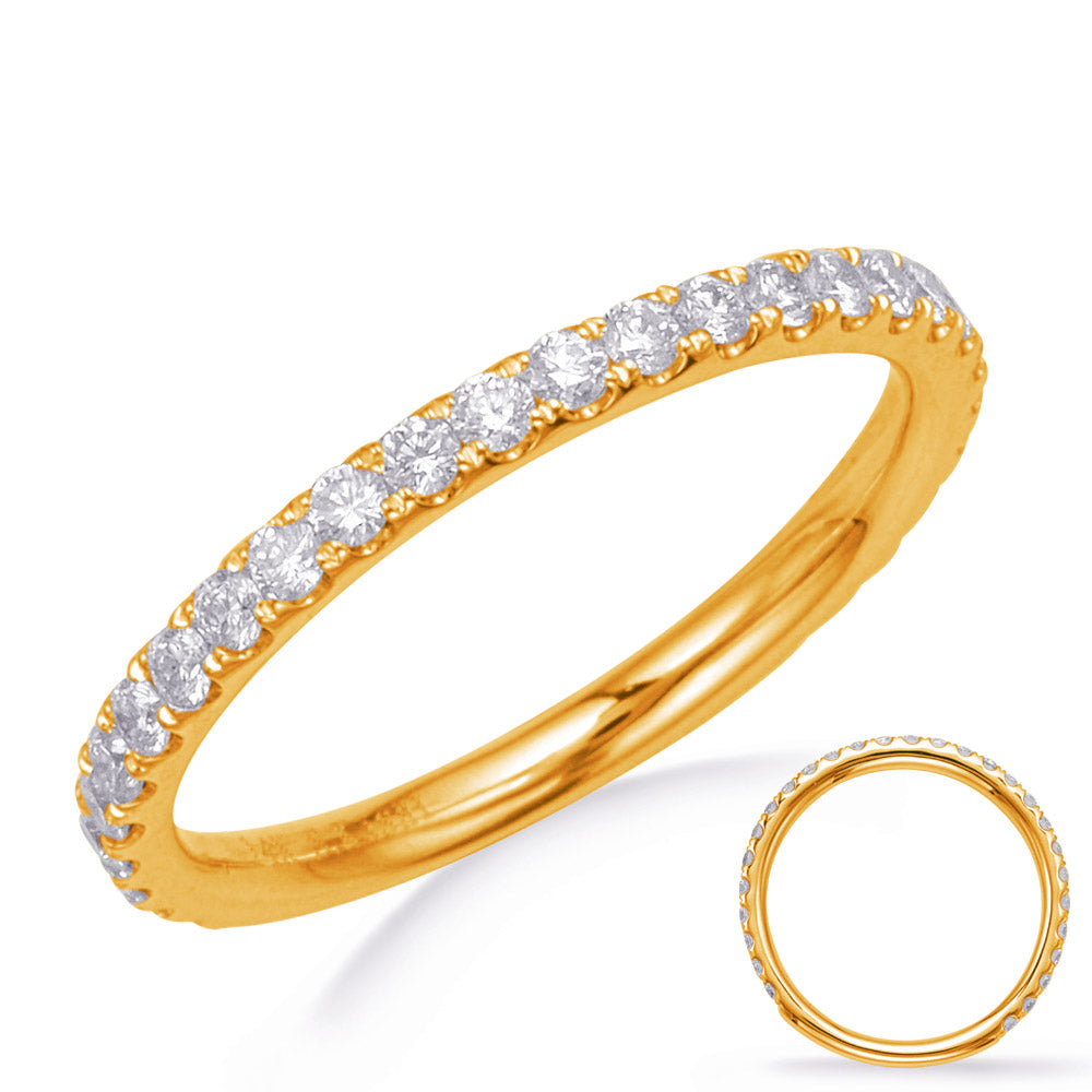 Yellow Gold Wedding Band - EN8202-BYG