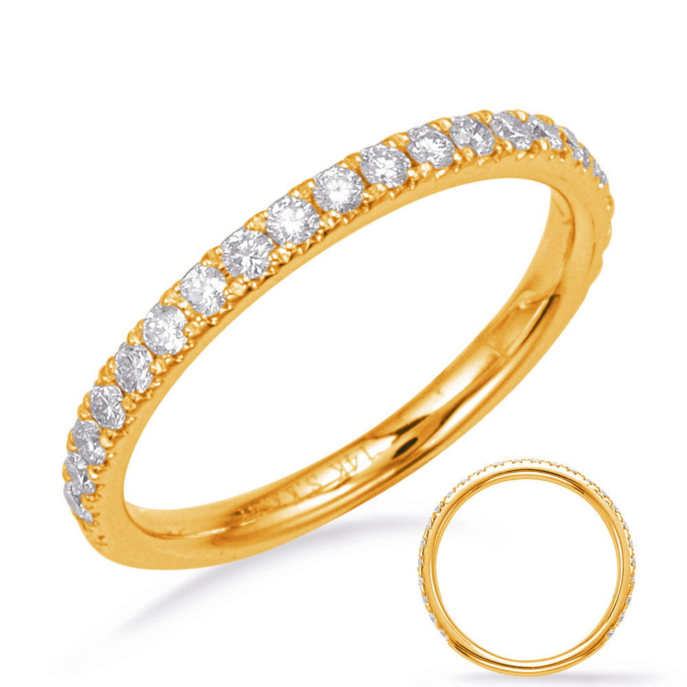 Yellow Gold Wedding Band - EN8203-BYG