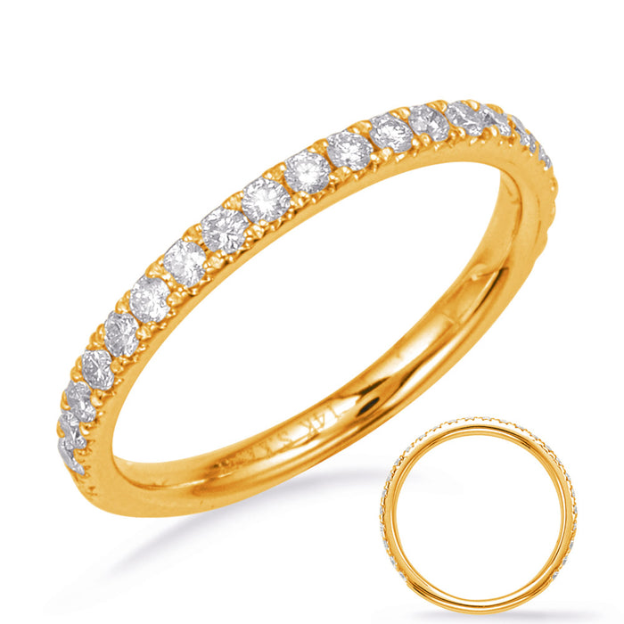 Yellow Gold Wedding Band - EN8203-BYG