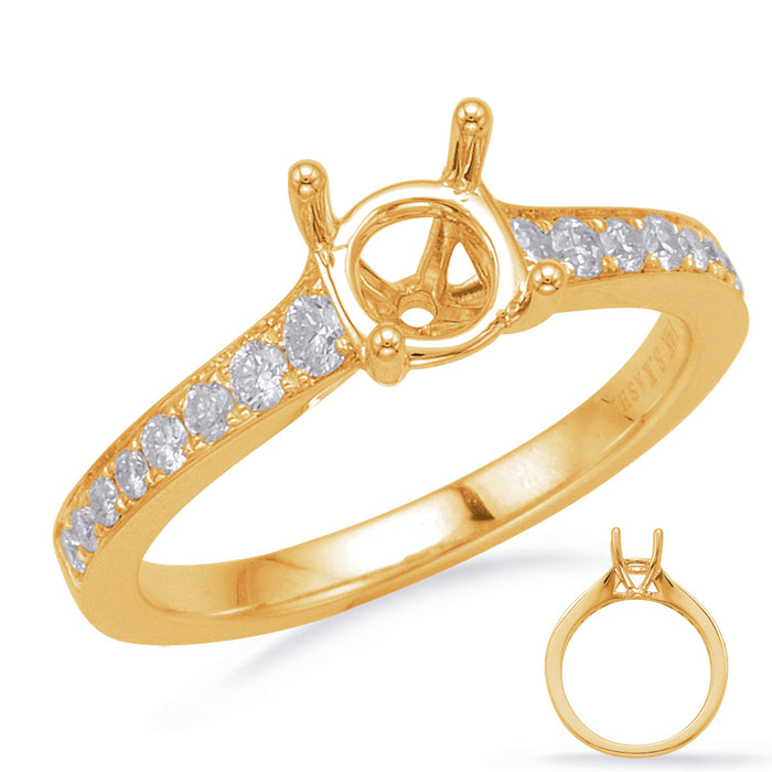 Yellow Gold Engagement Ring - EN8204-50YG