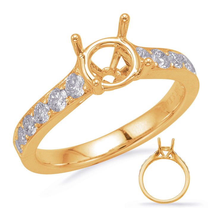 Yellow Gold Engagement Ring - EN8205-15YG