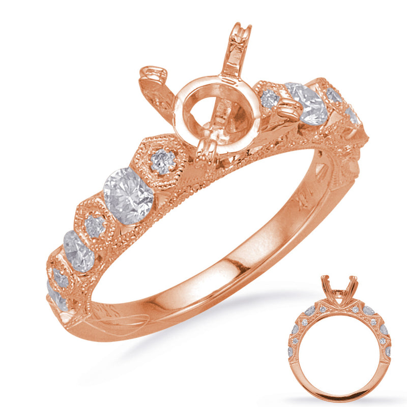 Rose Gold Engagement Ring - EN8209-1RG