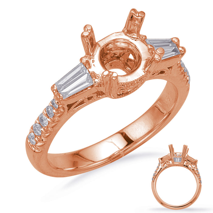 Rose Gold Engagement Ring - EN8211-1RG