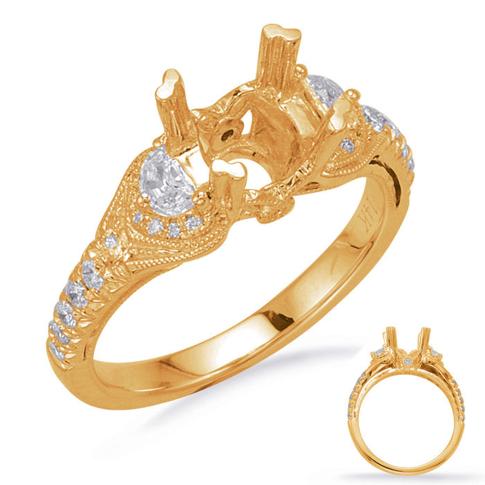 Yellow Gold Engagement Ring - EN8212-1YG