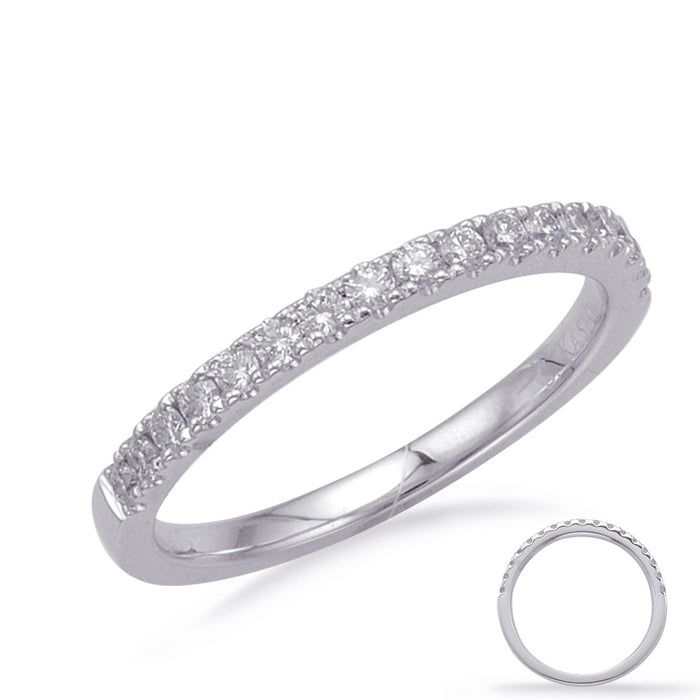 White Gold Matching Band - EN8217-B6X4MWG