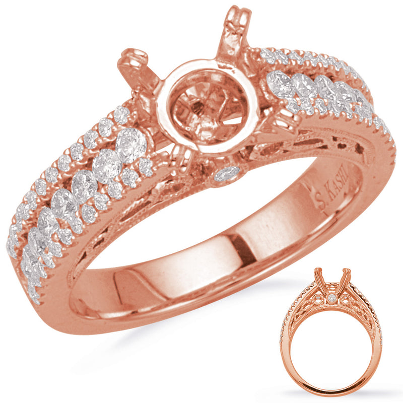 Rose Gold Engagement Ring - EN8219-1RG