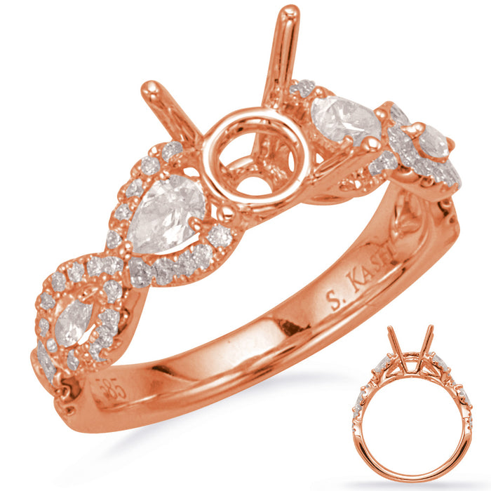 Rose Gold Engagement Ring - EN8220-1RG