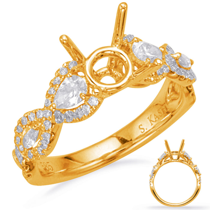 Yellow Gold Engagement Ring - EN8220-1YG