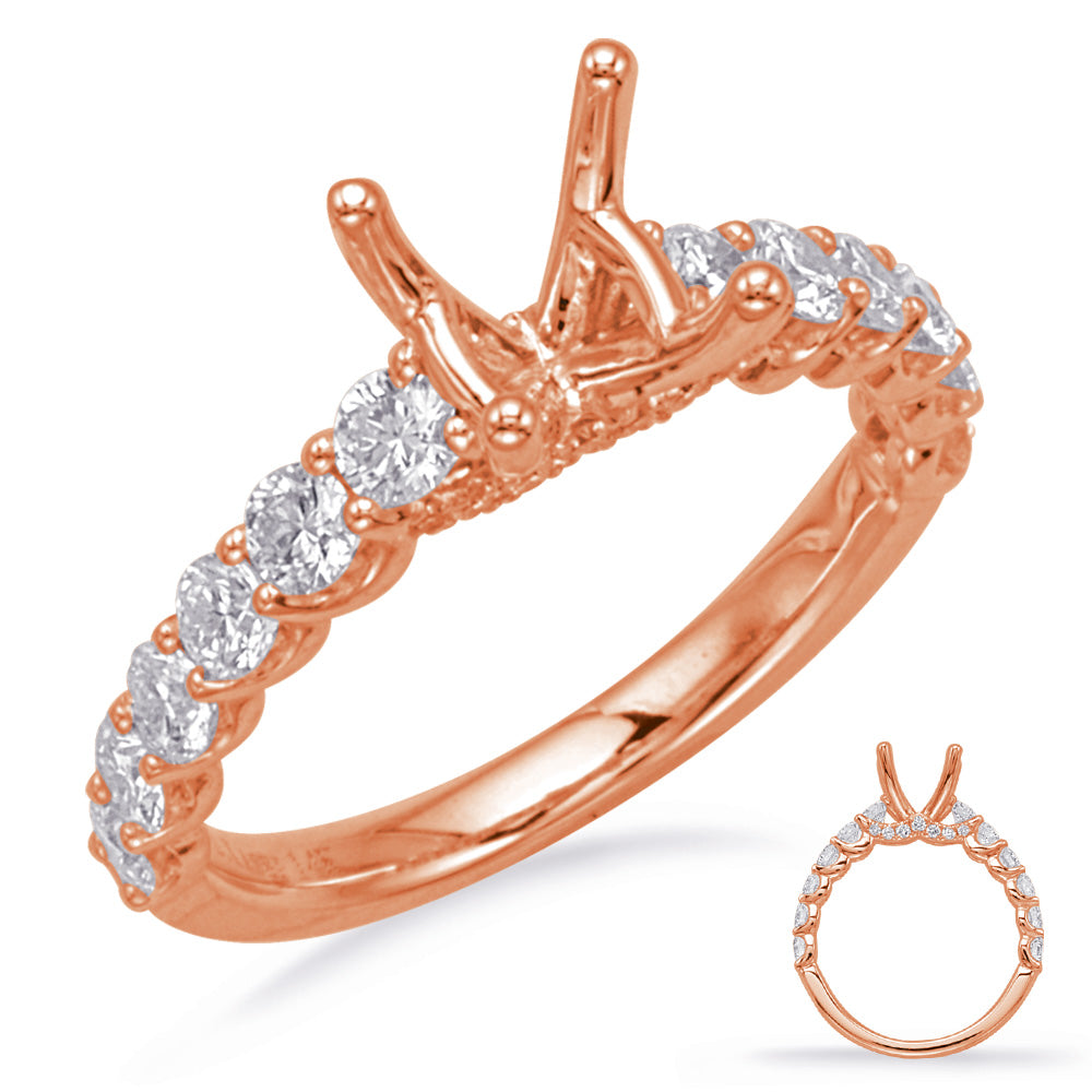 Rose Gold Engagement Ring - EN8221-1RG