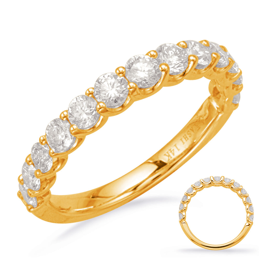 Yellow Gold Matching Band - EN8221-BYG