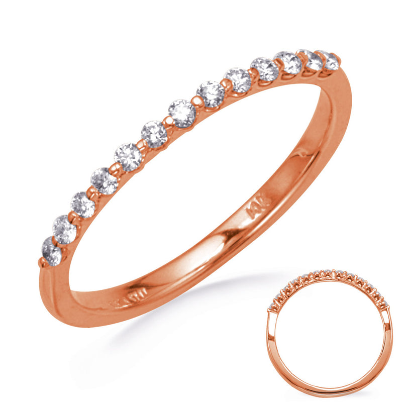 Rose Gold Wedding Band - EN8224-BRG