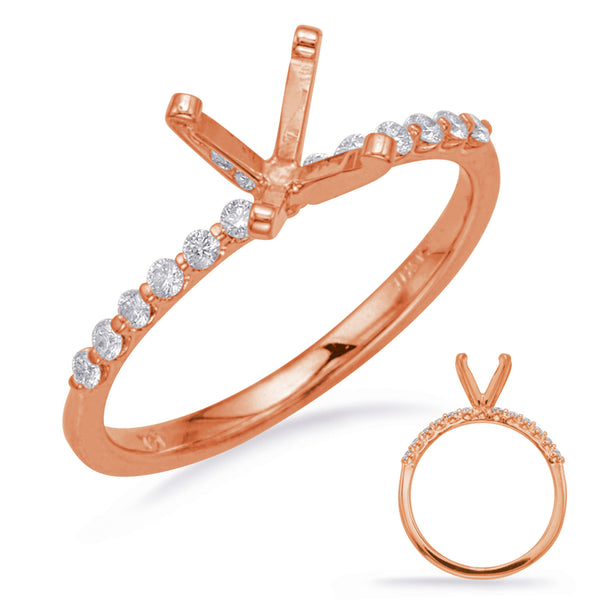 Rose Gold Engagement Ring - EN8224RG