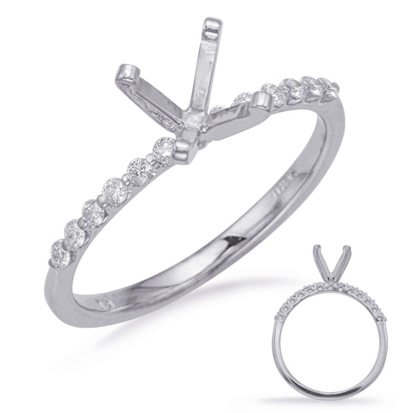 White Gold Engagement Ring - EN8224WG