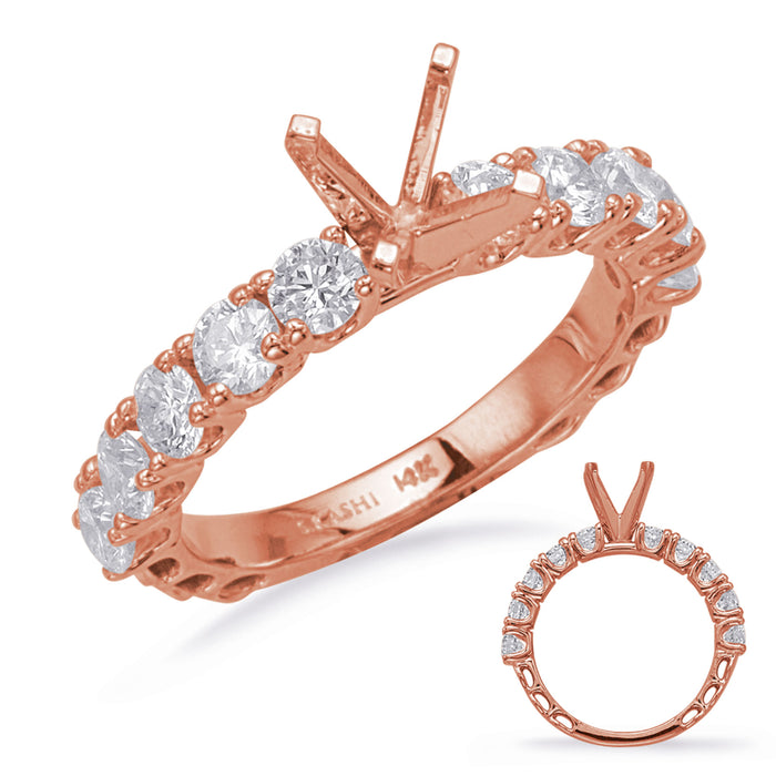 Rose Gold Engagement Ring - EN8225RG