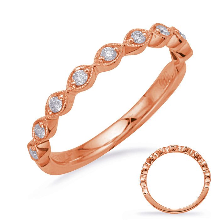 Rose Gold Matching Band - EN8226-B6X4MRG