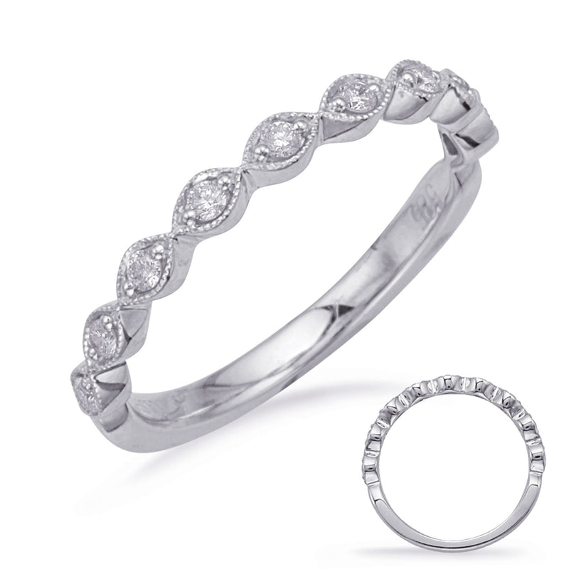 White Gold Matching Band - EN8226-B6X4MWG