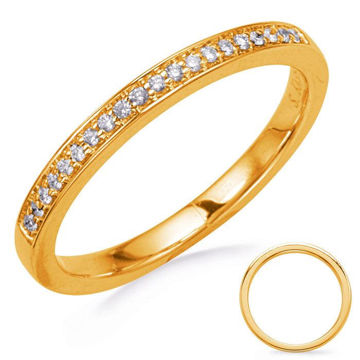 Yellow Gold Diamond Band - EN8227-B6MYG