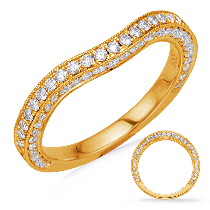 Yellow Gold Matching Band - EN8231-BYG