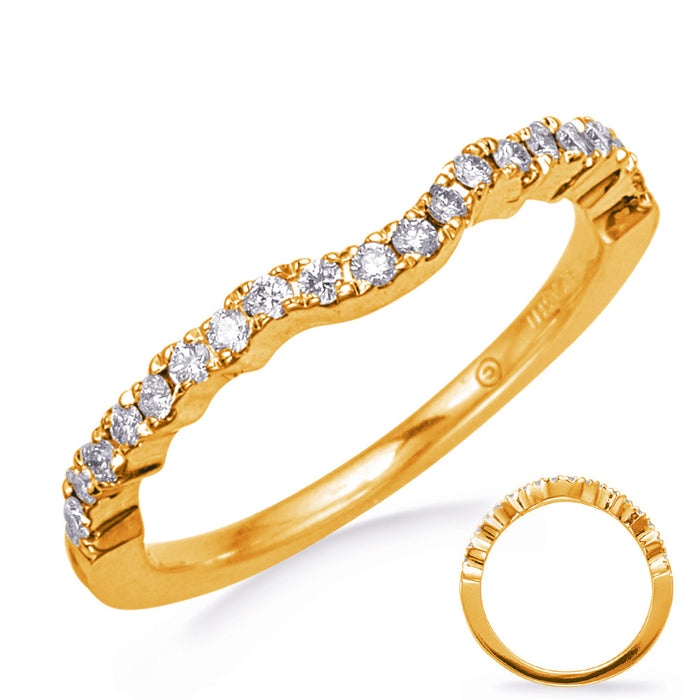 Yellow Gold Wedding Band - EN8247-BYG