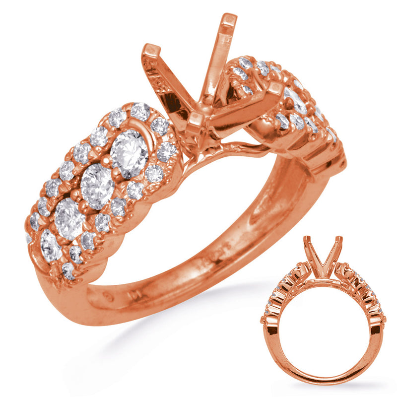 Rose Gold Engagement Ring - EN8247RG