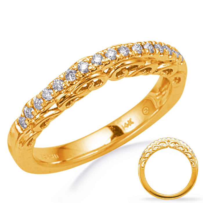 Yellow Gold Wedding Band - EN8248-BYG