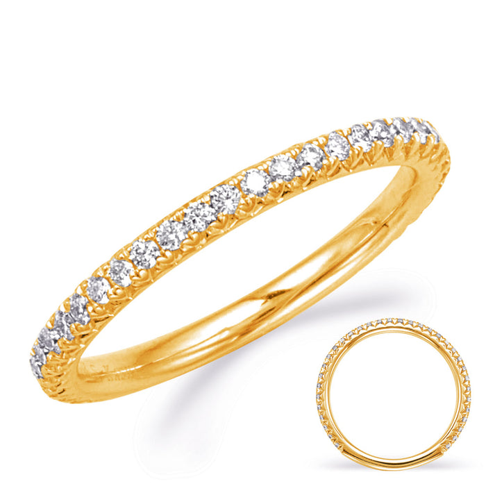 Yellow Gold Wedding Band - EN8250-B15YG