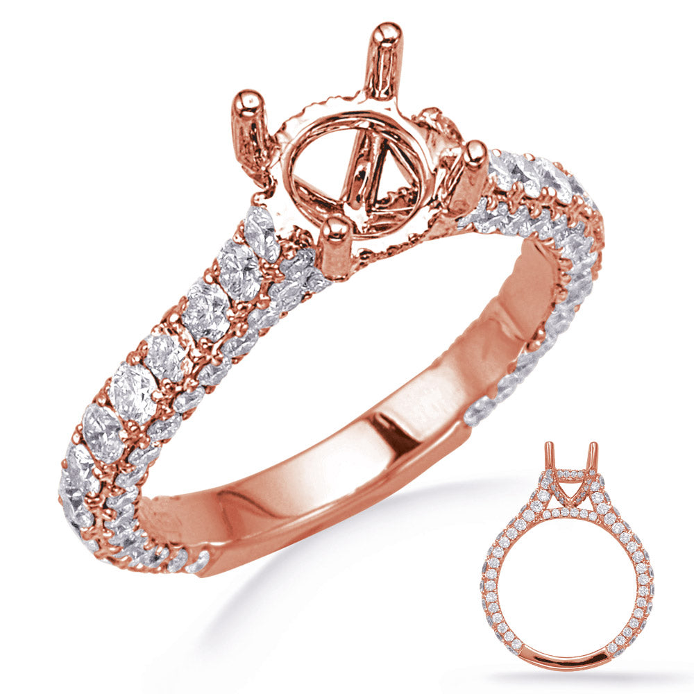 Rose Gold Engagement Ring - EN8251-1RG