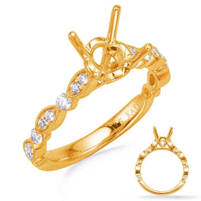 Yellow Gold Engagement Ring - EN8253-1YG