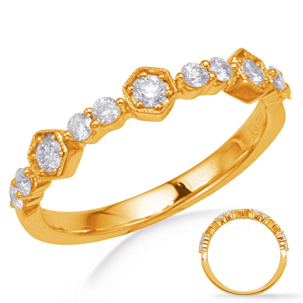 Yellow Gold Matching Band - EN8257-BYG