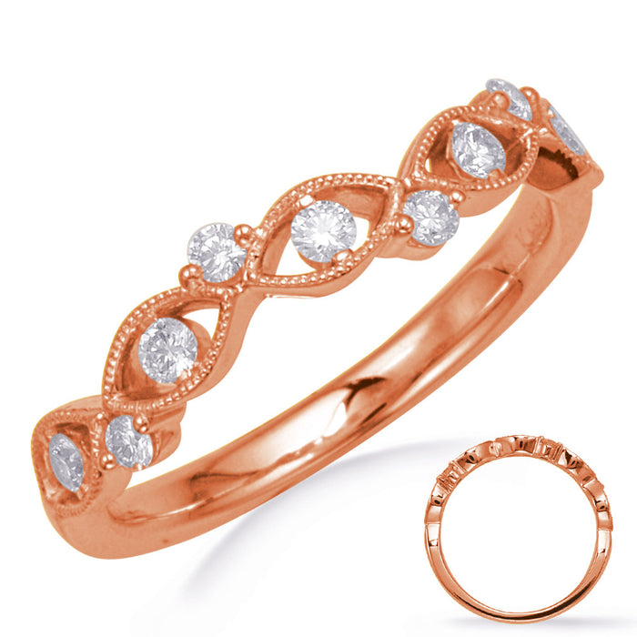 Rose Gold Matching Band - EN8258-BRG