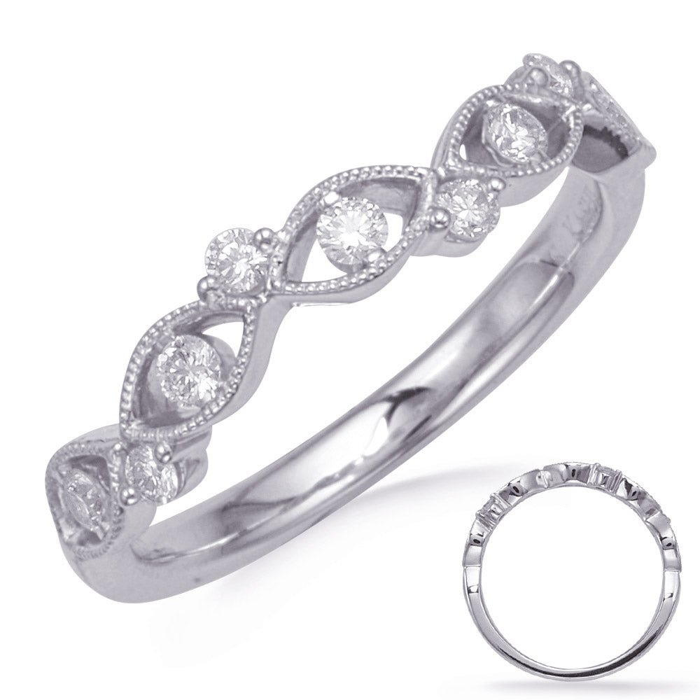 White Gold Matching Band - EN8258-BWG