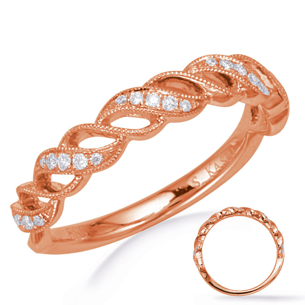 Rose Gold Matching Band - EN8259-BRG