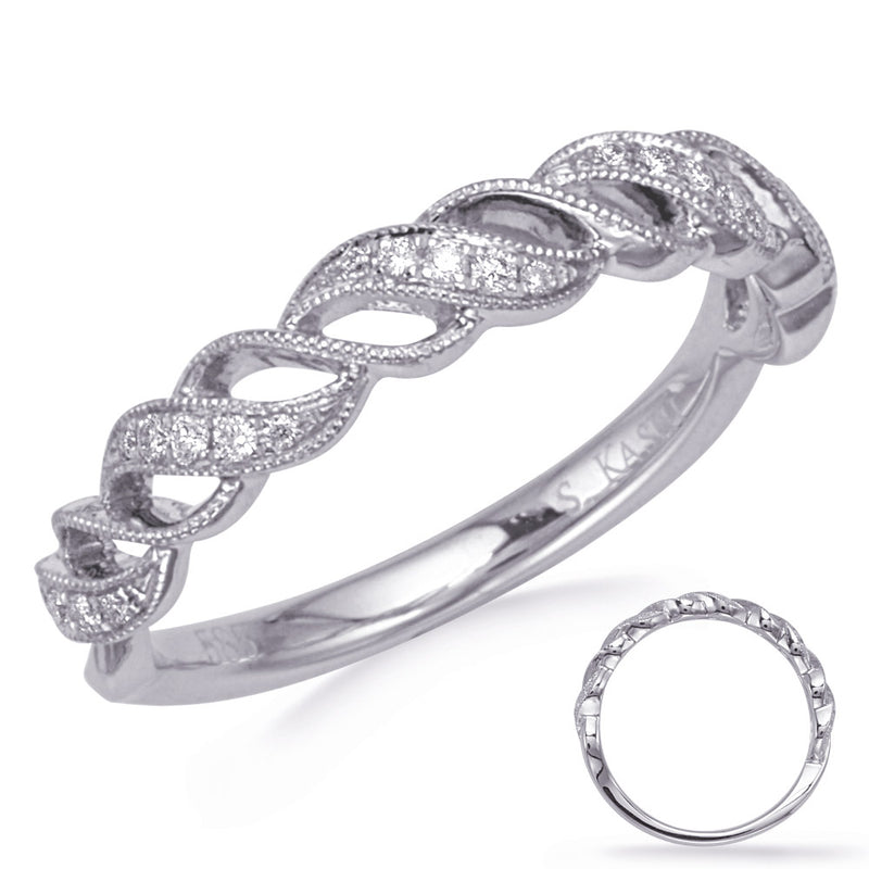 White Gold Matching Band - EN8259-BWG