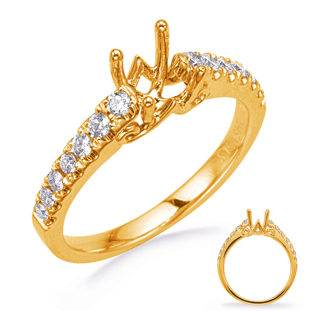 Yellow Gold Engagement Ring - EN8261-1YG