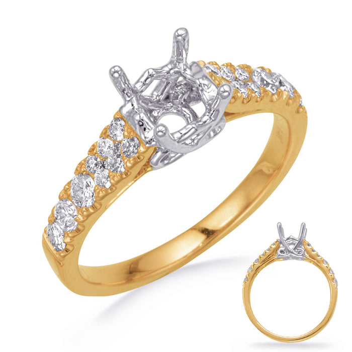 Yellow Gold Engagement Ring - EN8263-75YG