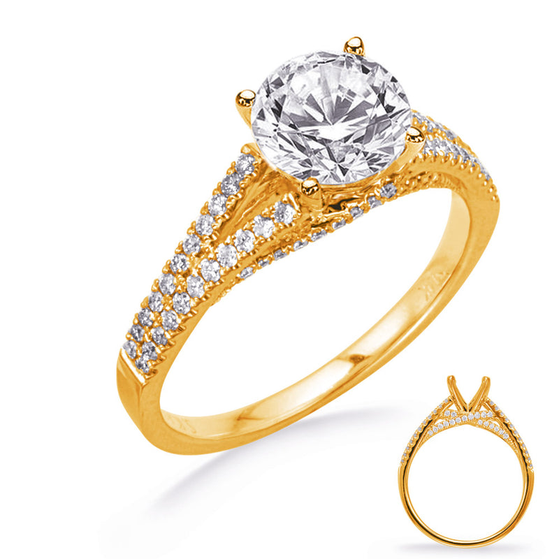 Yellow Gold Engagement Ring - EN8264-1YG