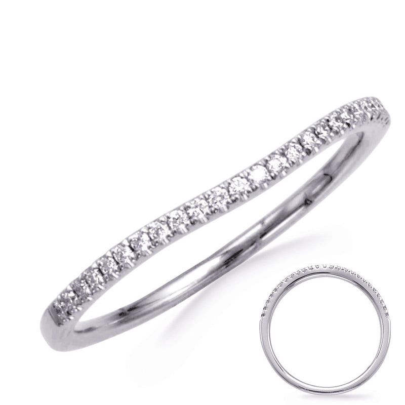 White Gold Wedding Band - EN8264-B10WG