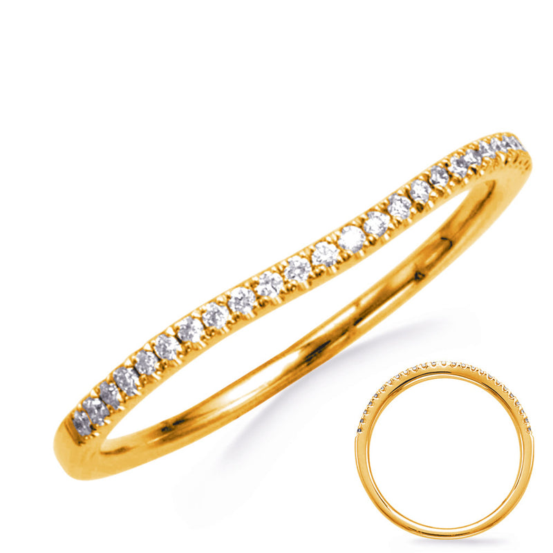 Yellow Gold Wedding Band - EN8264-B10YG