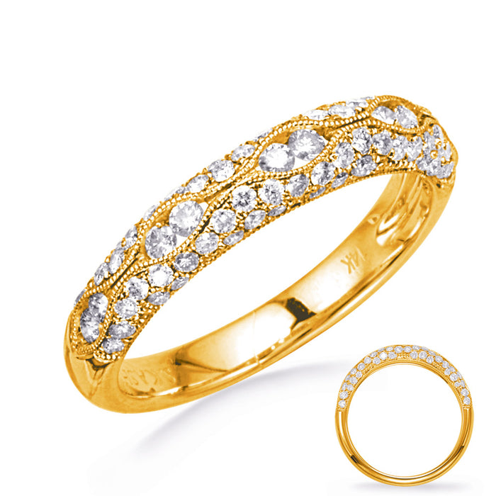 Yellow Gold Matching Band - EN8267-BYG