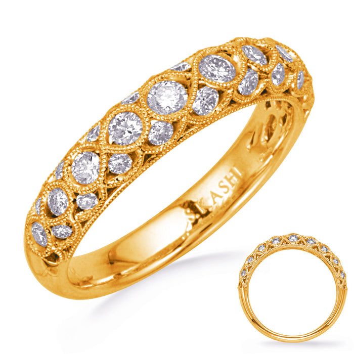 Yellow Gold Matching Band - EN8268-BYG