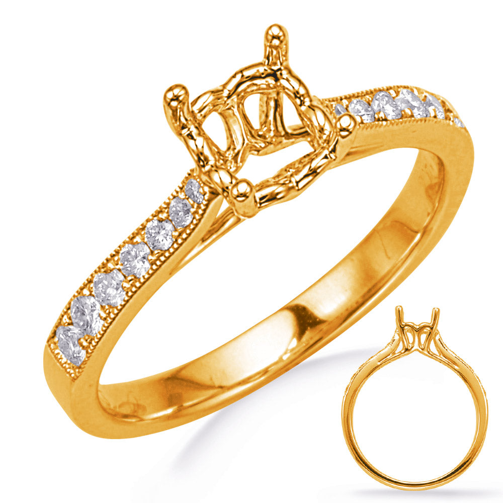 Yellow Gold Engagement Ring - EN8269-1YG